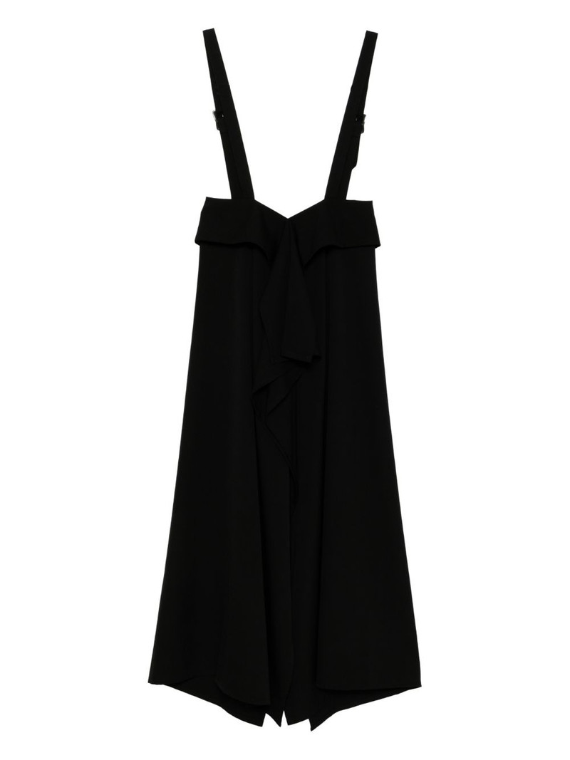draped detailing dress 1