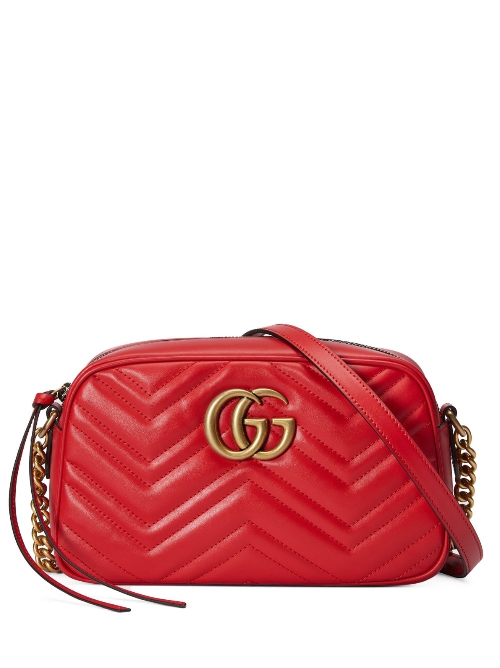 Gg marmont small leather shoulder bag - 1