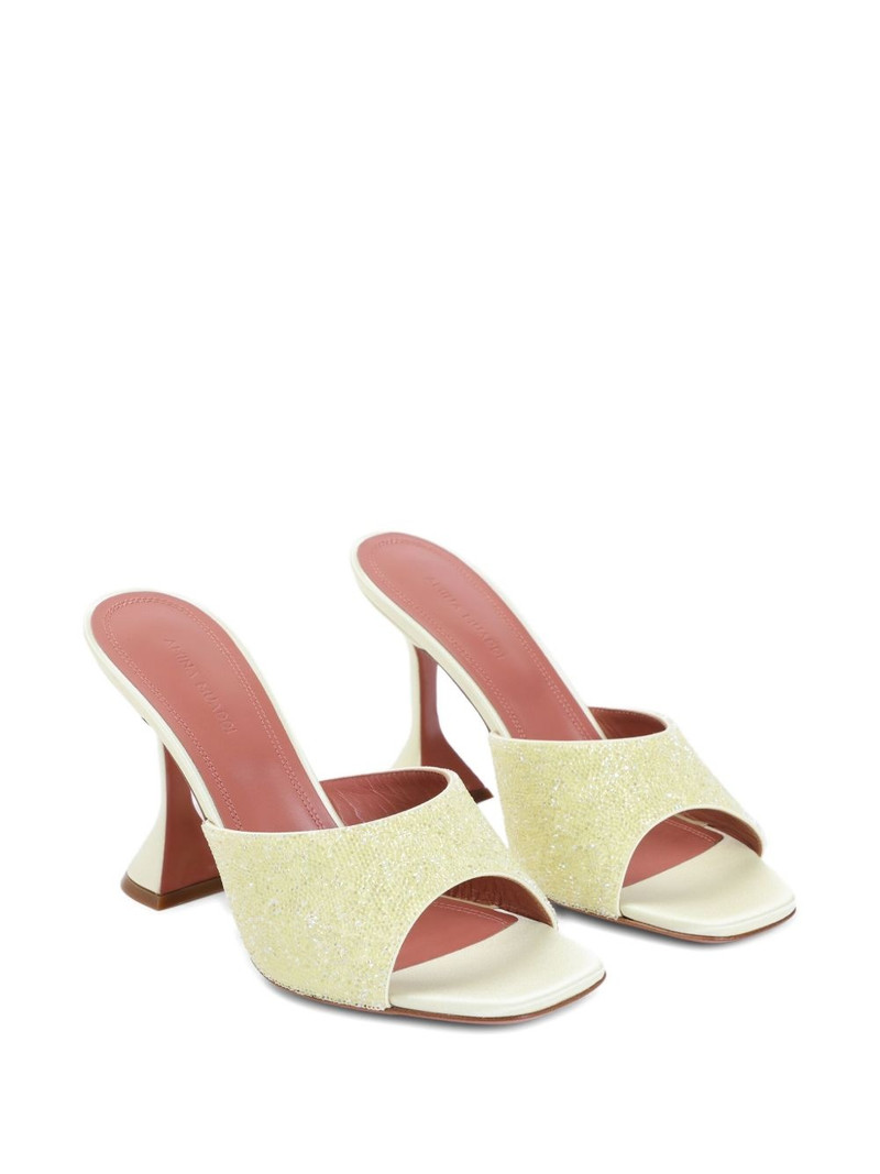 Amina Muaddi 95mm Lupita mules outlook