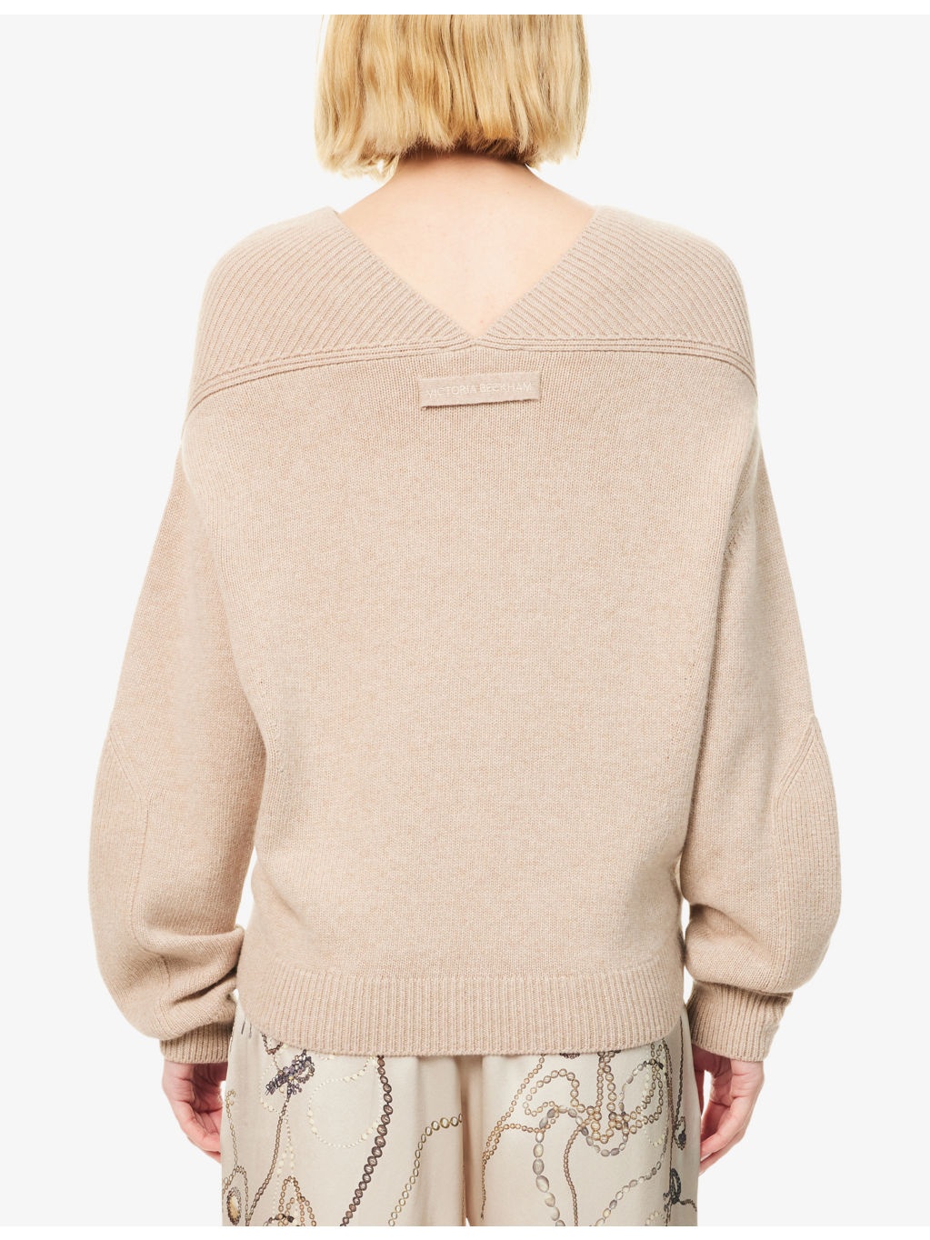 Yoke-Detail Wool Knitted Jumper - 4