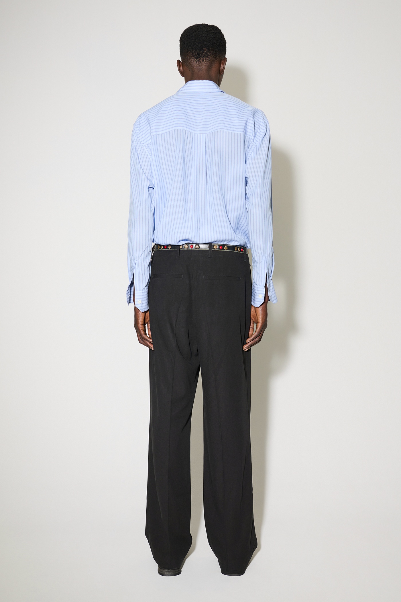 Borrowed Chino Black Lyo Wool - 5
