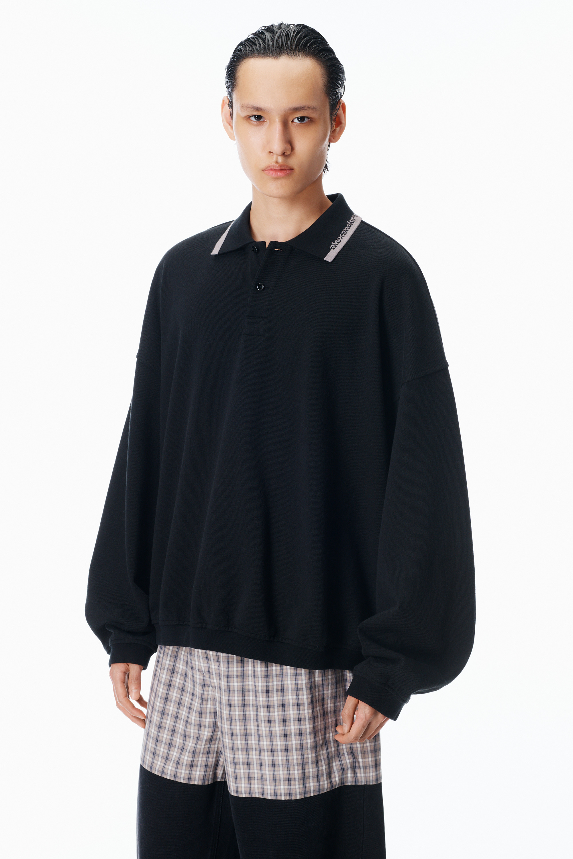 Long-Sleeve Polo Shirt - 3