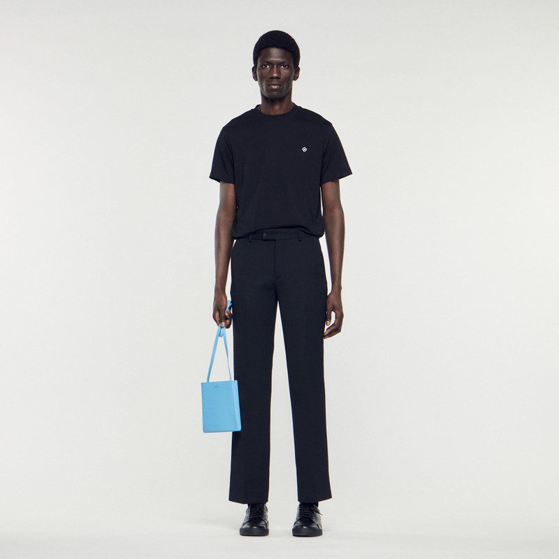 Sandro T-SHIRT WITH SQUARE CROSS PATCH outlook