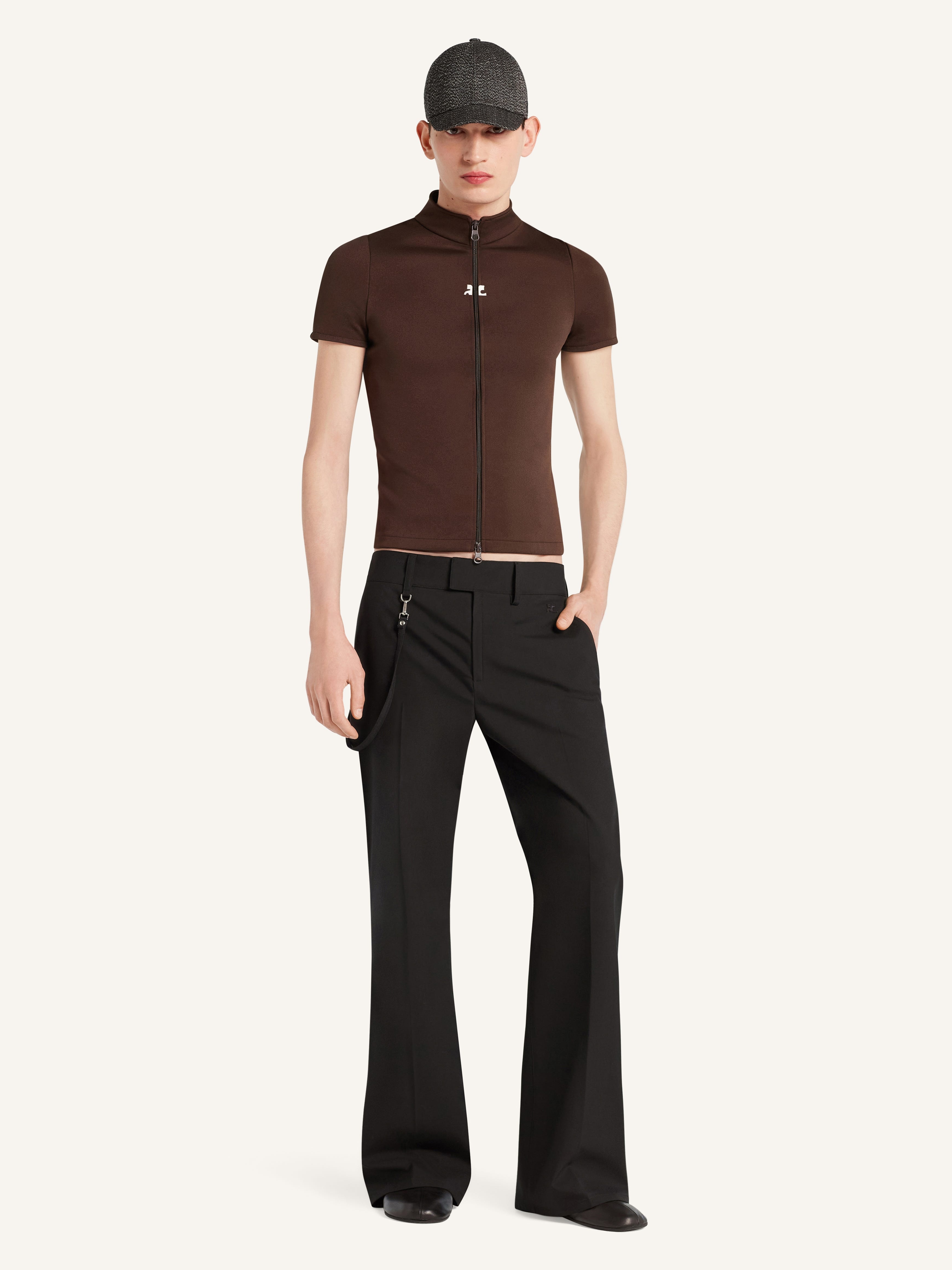 LIGHT TWILL BOOTCUT PANTS - 2