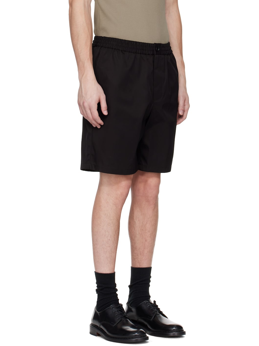 Black Twill Shorts - 2