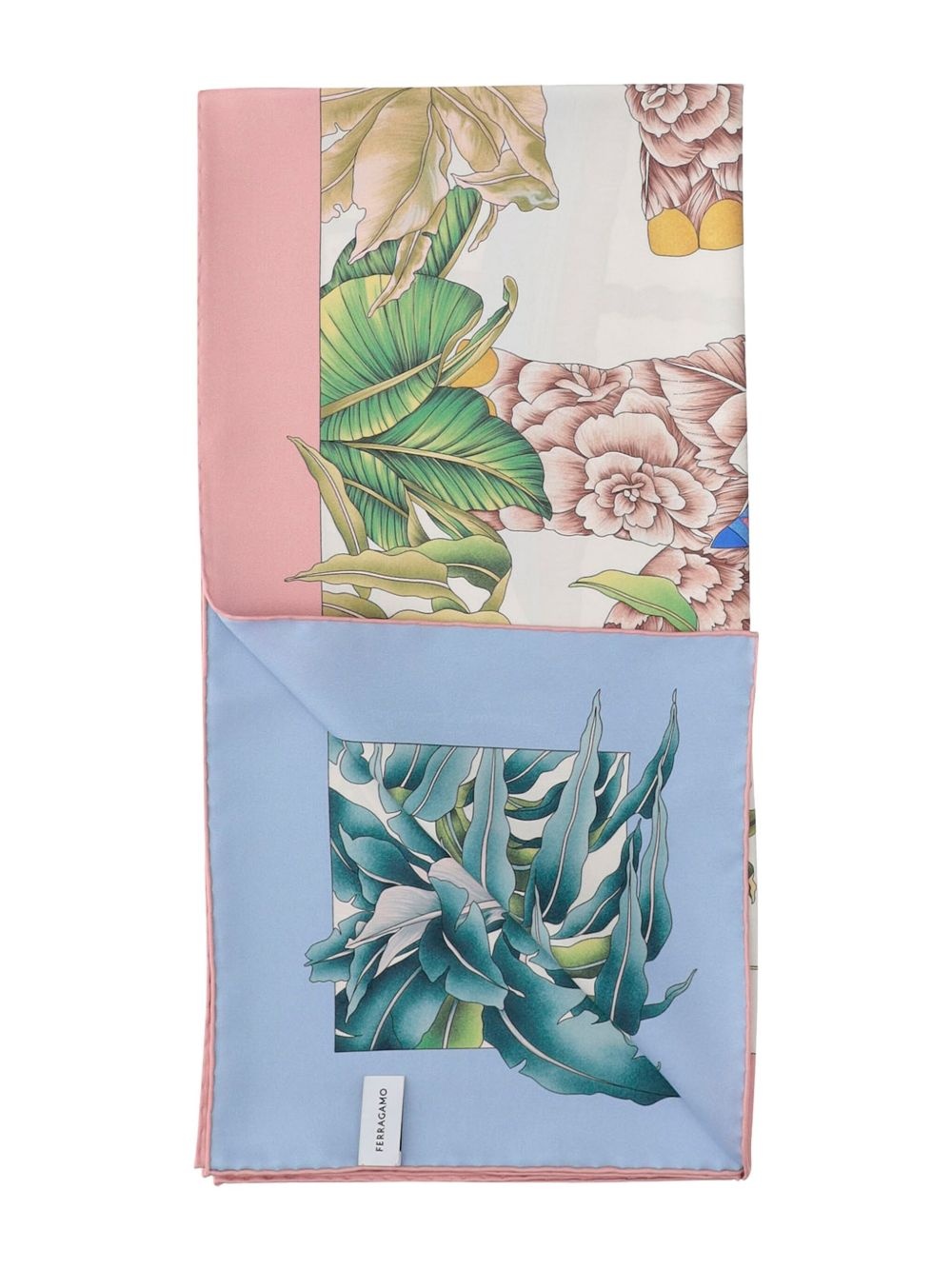 India-pattern silk scarf - 3