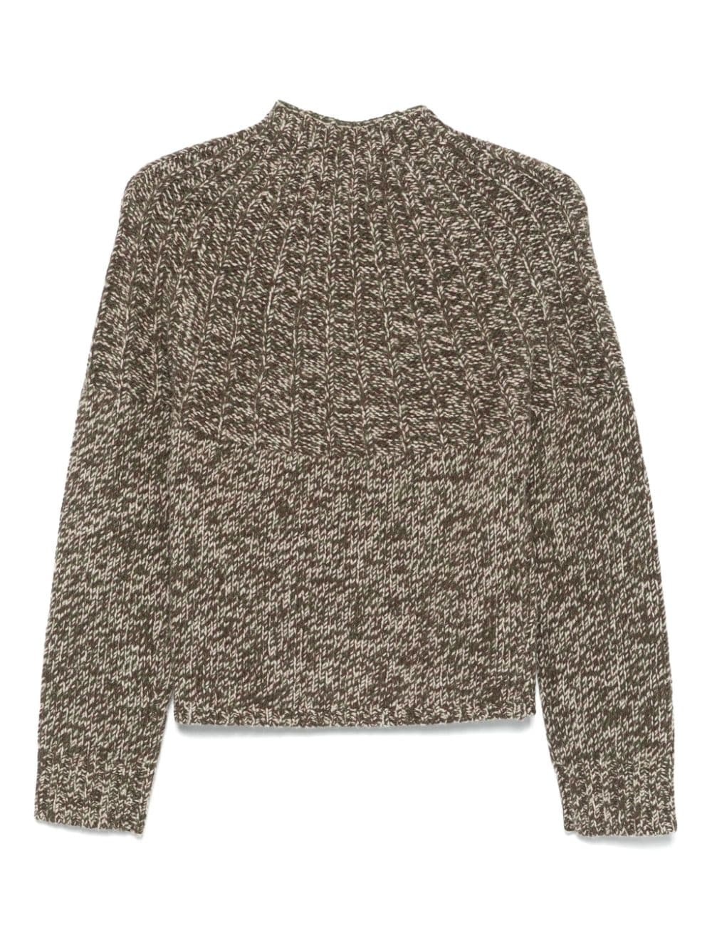 mélange-effect sweater - 2