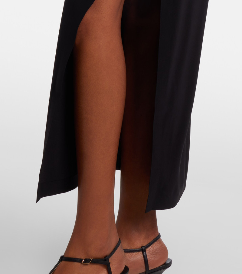 One-shoulder jersey maxi dress 4
