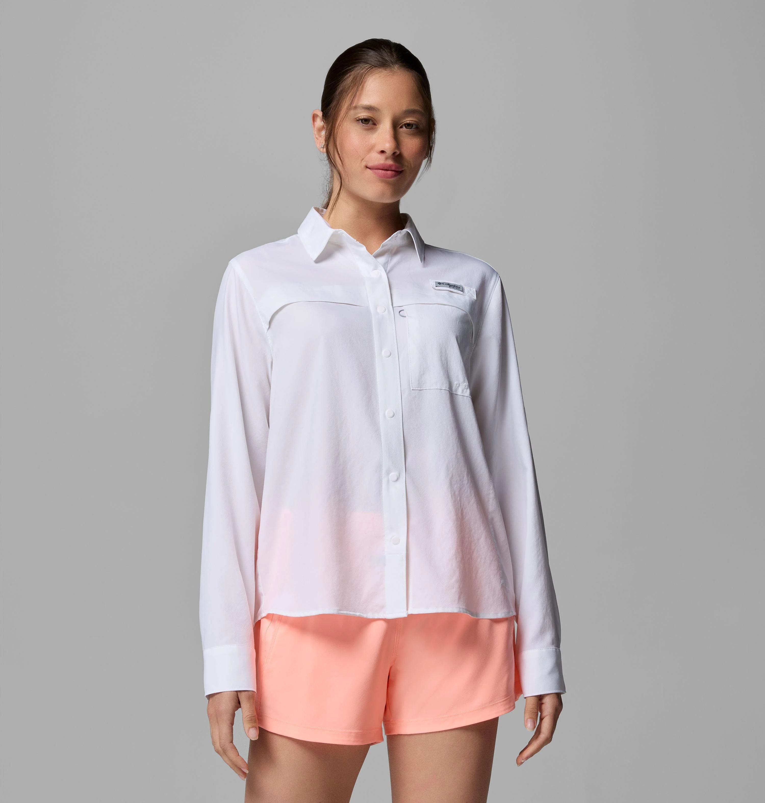 Women's PFG Castback Woven Long Sleeve Shirt - 1