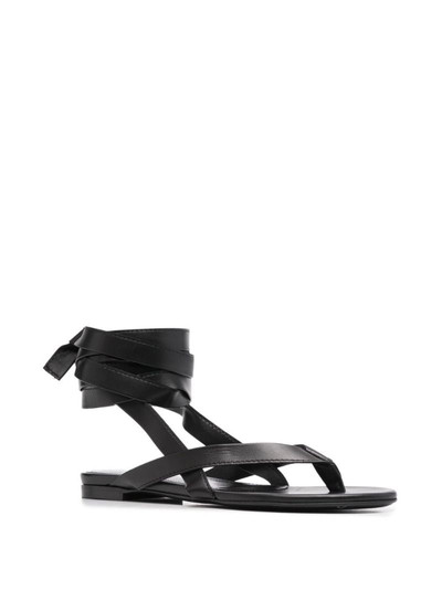 THE ATTICO ankle-strap flat sandals outlook