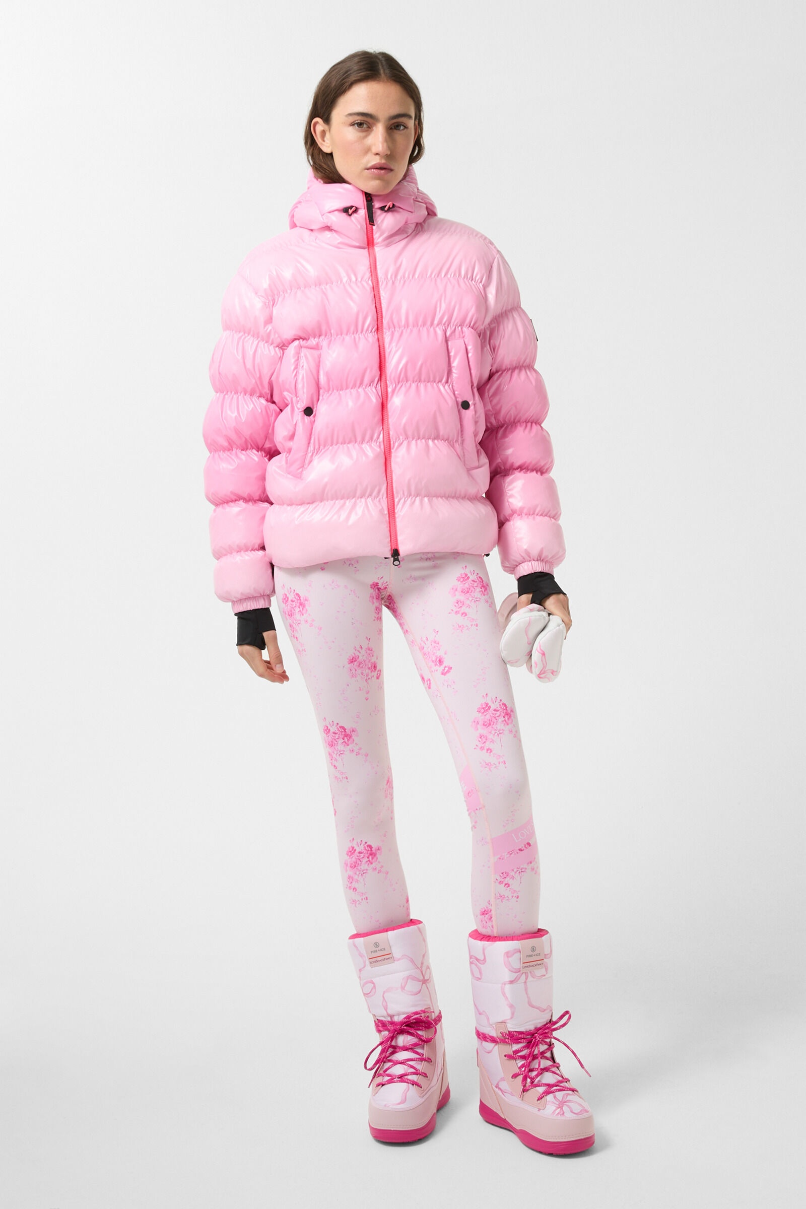 Rosetta Quilted jacket in Pink - 3