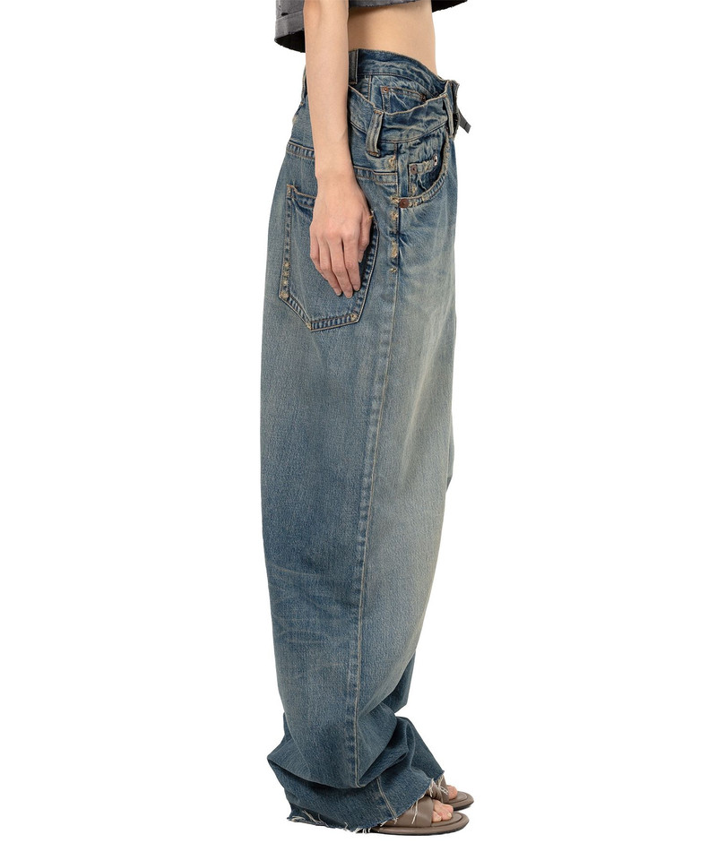 Huge Layered Denim Pants 14