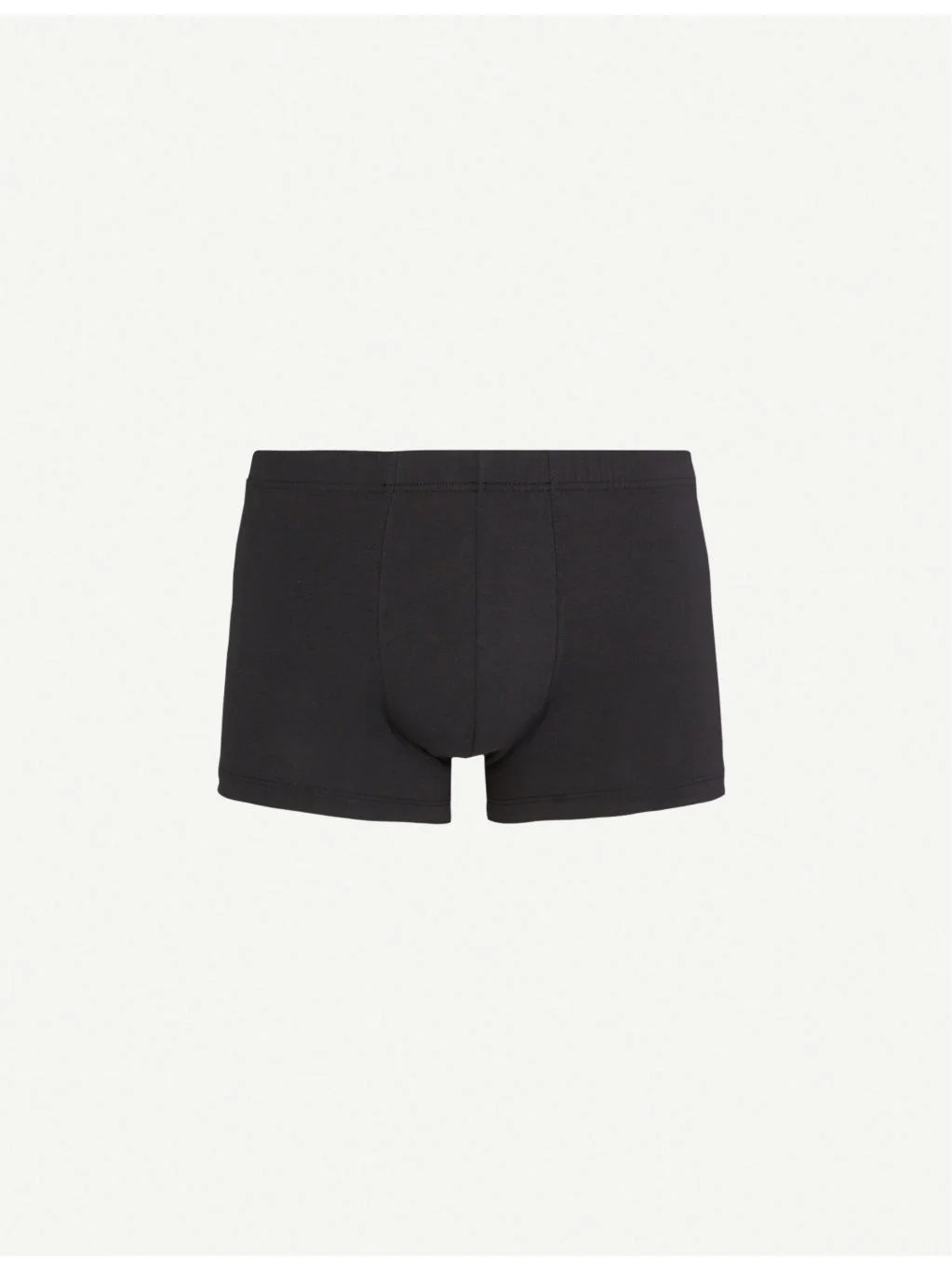 Elasticated slim-fit stretch-cotton trunks - 1