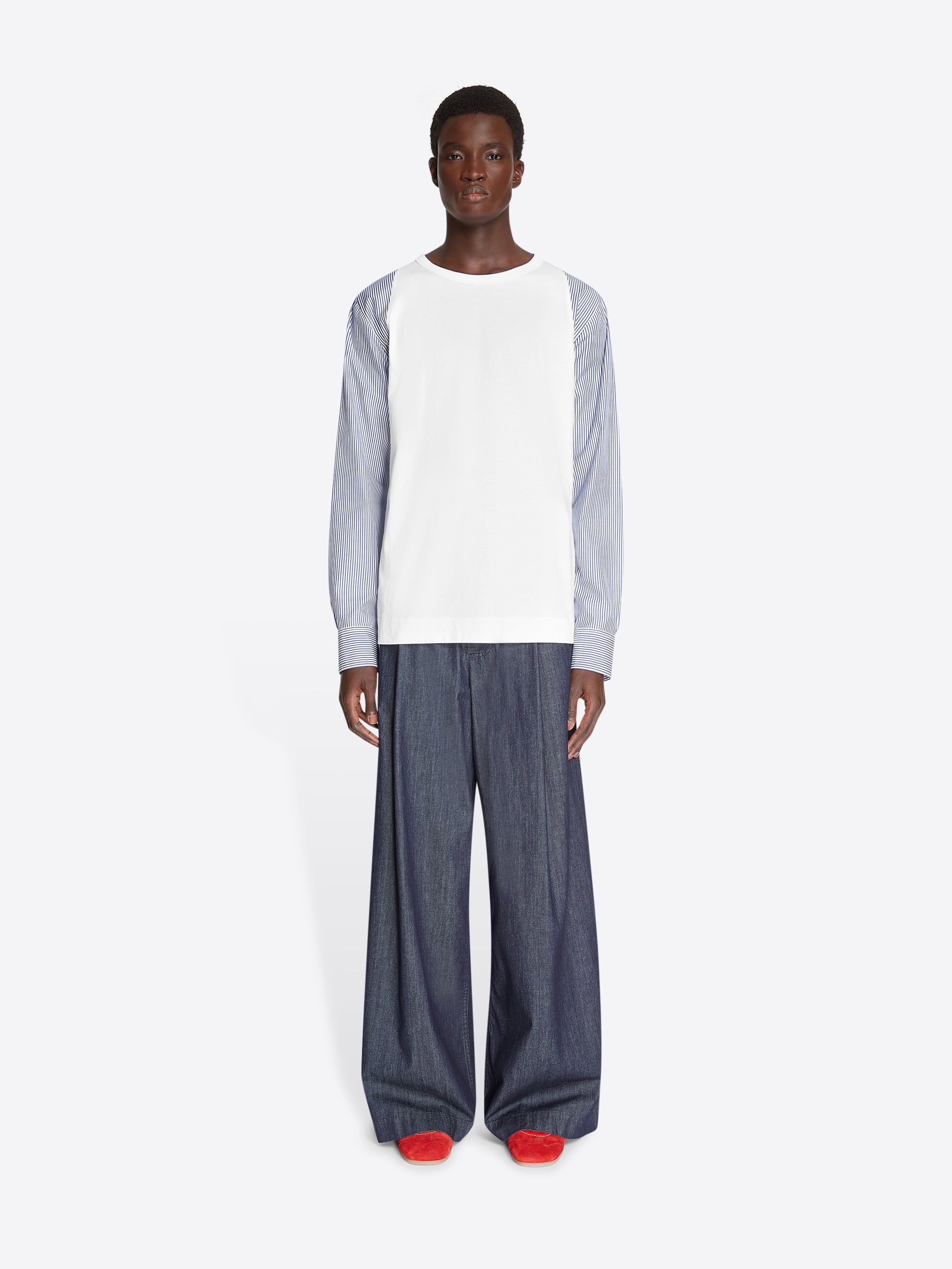 CONTRAST SLEEVES TEE - 2