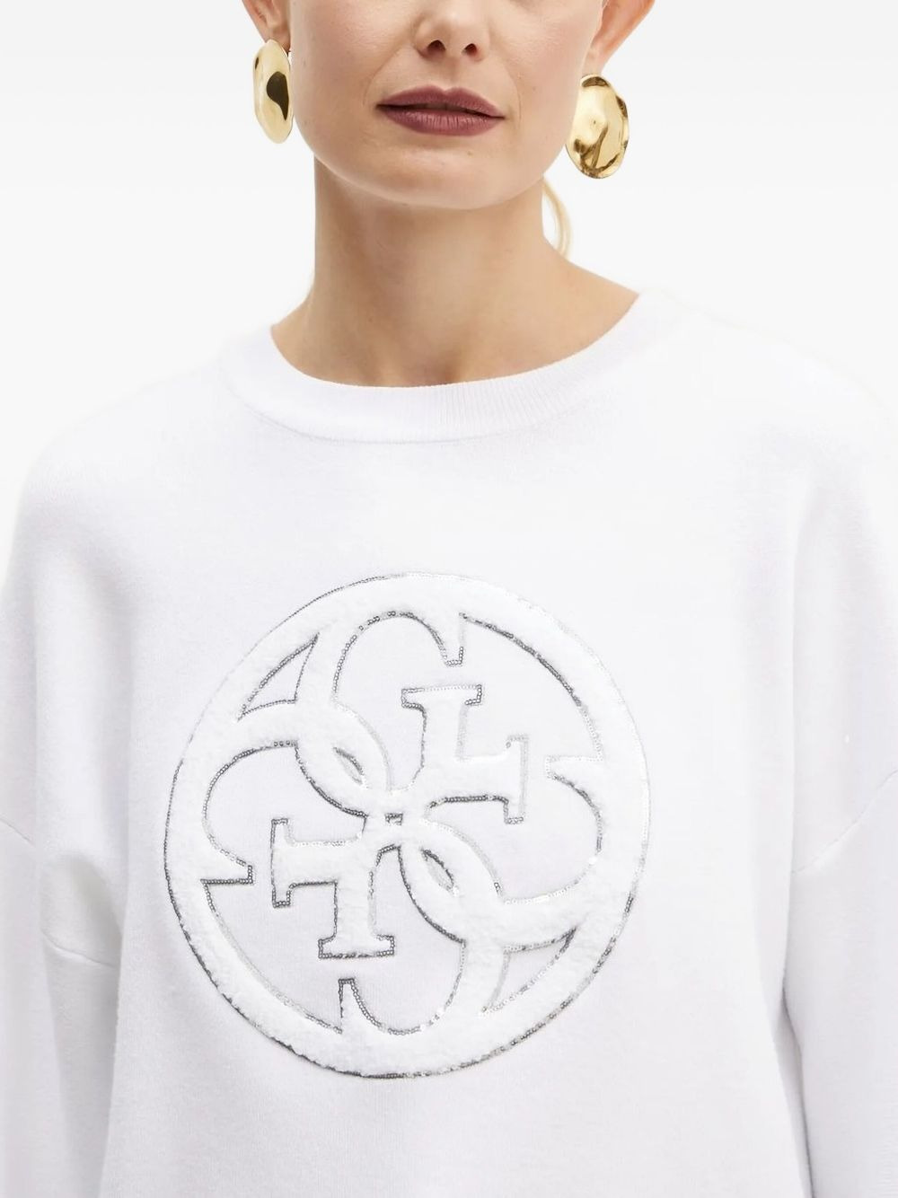 sequin-embellished sweatshirt - 3