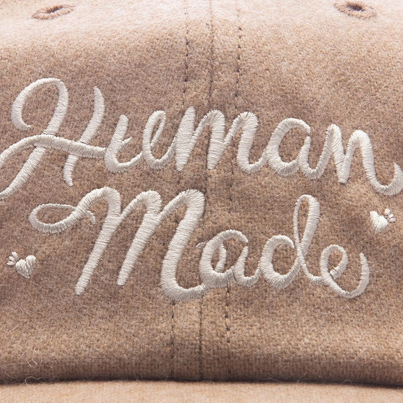 Human Made 6 PANEL WOOL CAP - BEIGE outlook
