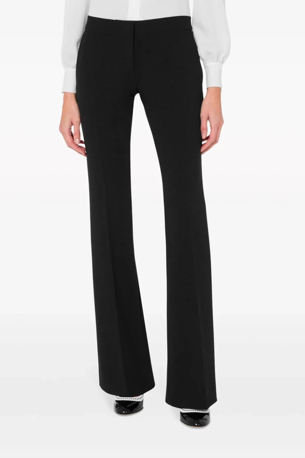 Crepe flared pants - 2