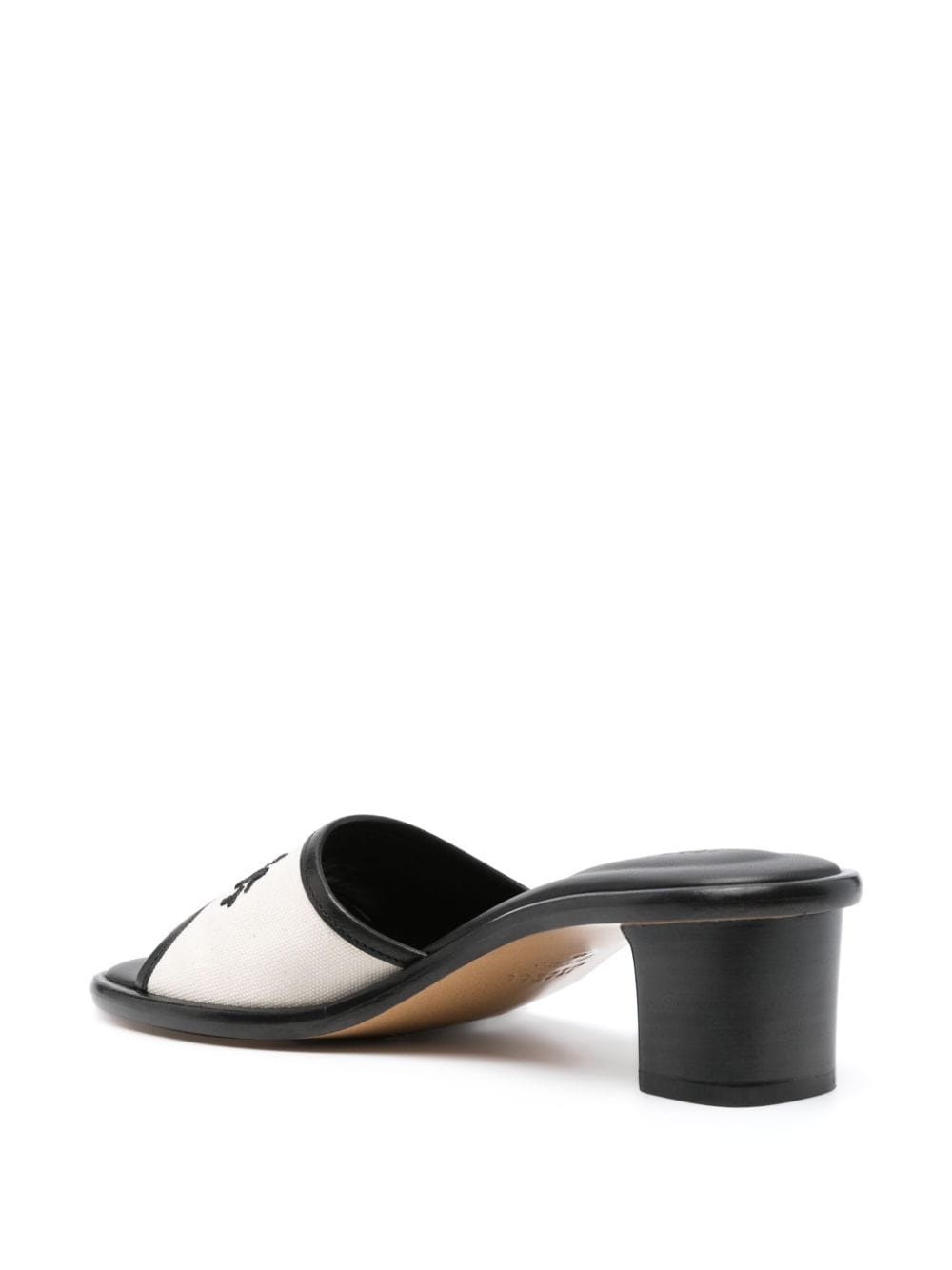 60mm logo-embroidered mules - 3