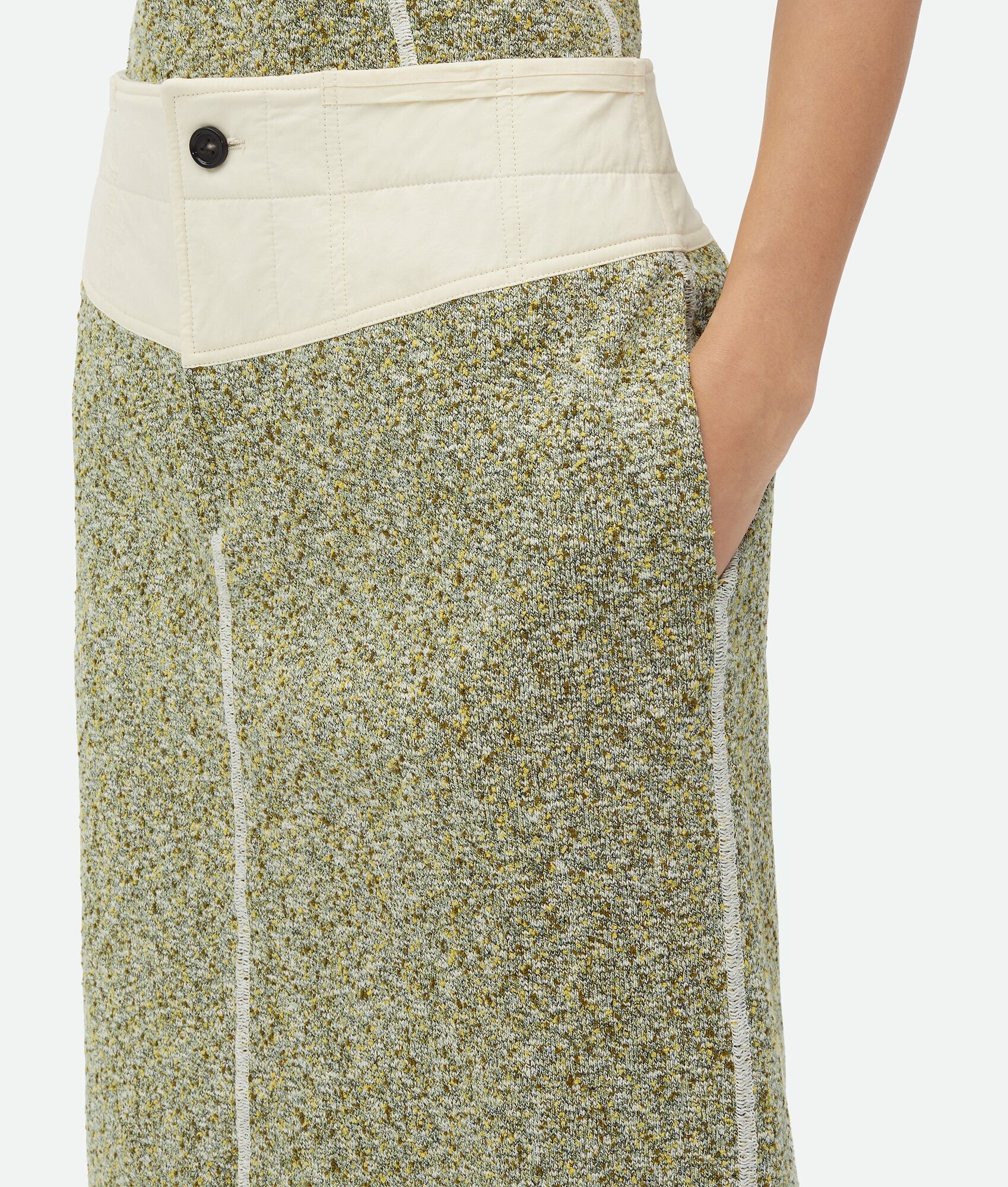 Textured Mouline Cotton Jersey Skirt - 5