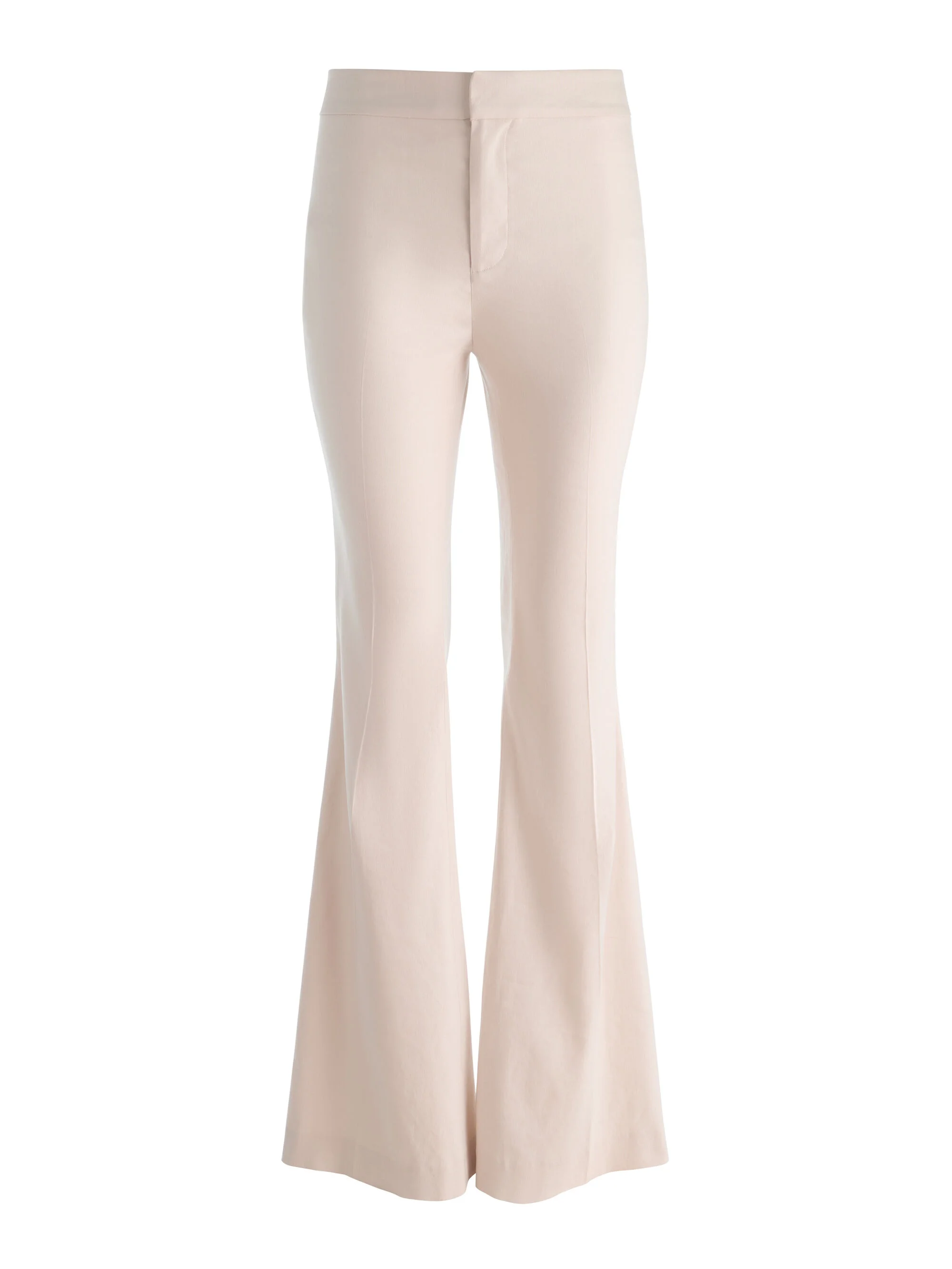 LINDEN LINEN BOOTCUT TROUSER - OATMEAL - 1