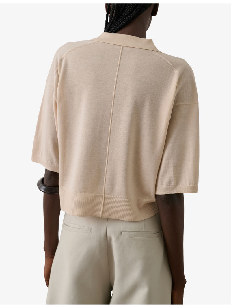 Elton Polo-Collar Merino-Wool Jumper 4