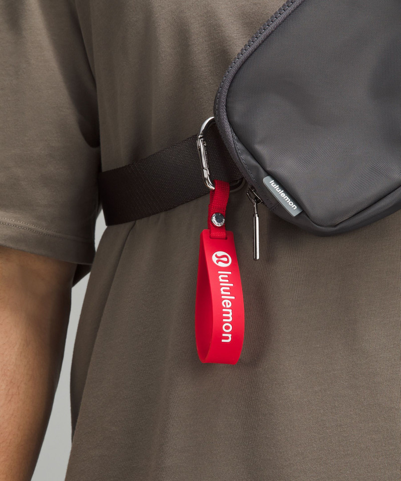 lululemon Silicone Keychain outlook