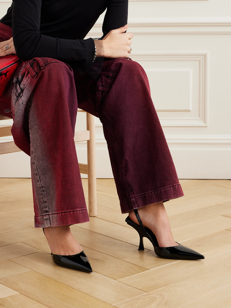 THE ATTICO Ester Patent-leather Mules outlook