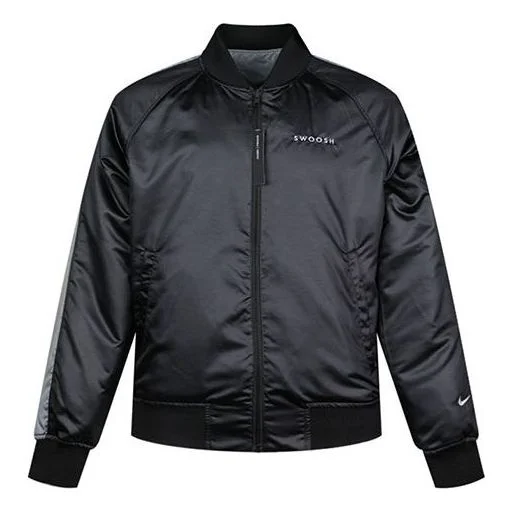 Nike Reversible Woven Jacket Black Gray 'Black Grey' CJ4876-010 - 1