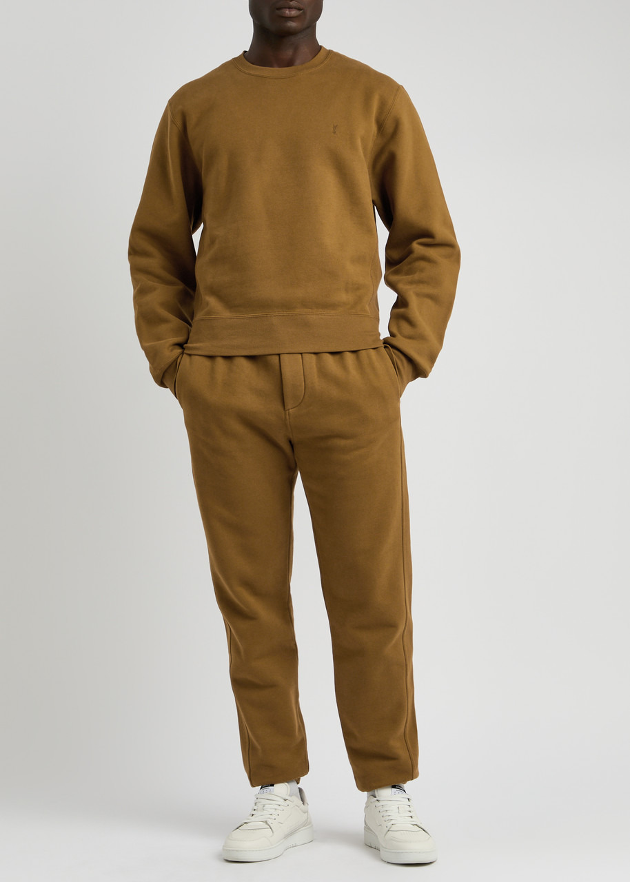 Saint Laurent Logo-embroidered Cotton Sweatshirt - 4