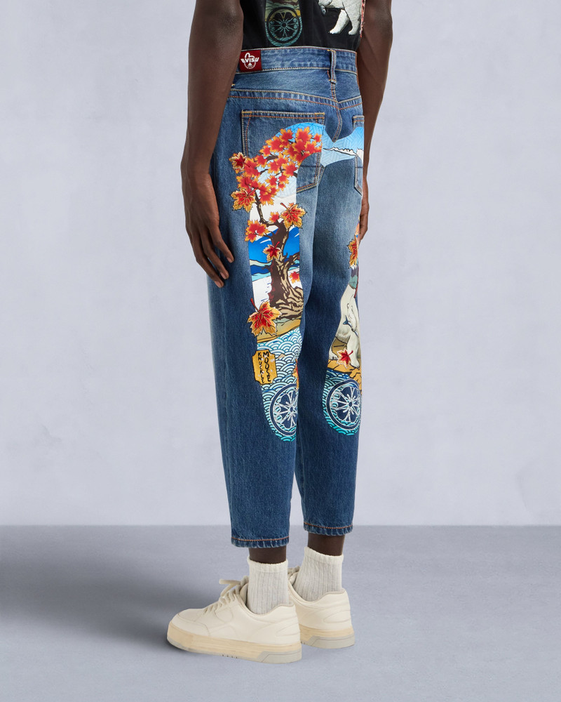 EVISU X MOOSE STRAIGHT LEG JEANS 3