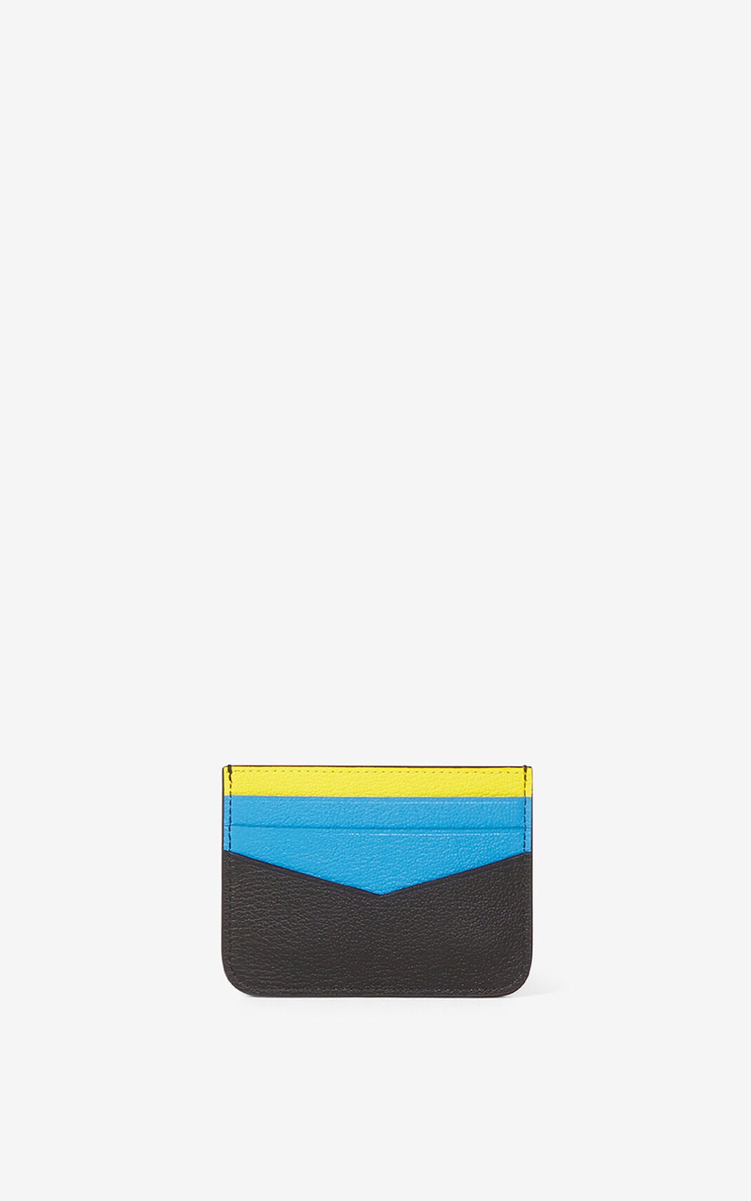 KENZO Logo leather card holder - 2