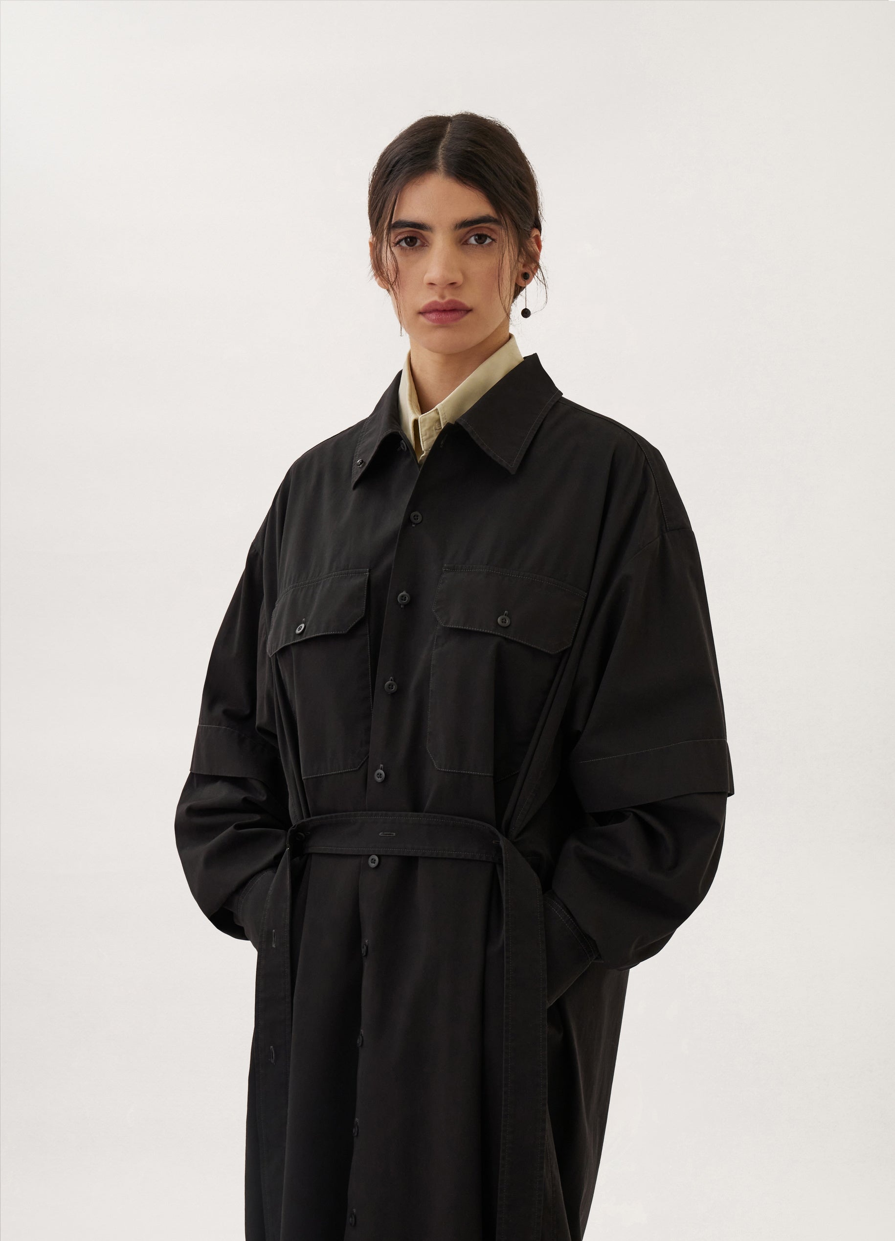 TWO POCKET SHIRT DRESS
LIGHT COTTON GA - 3