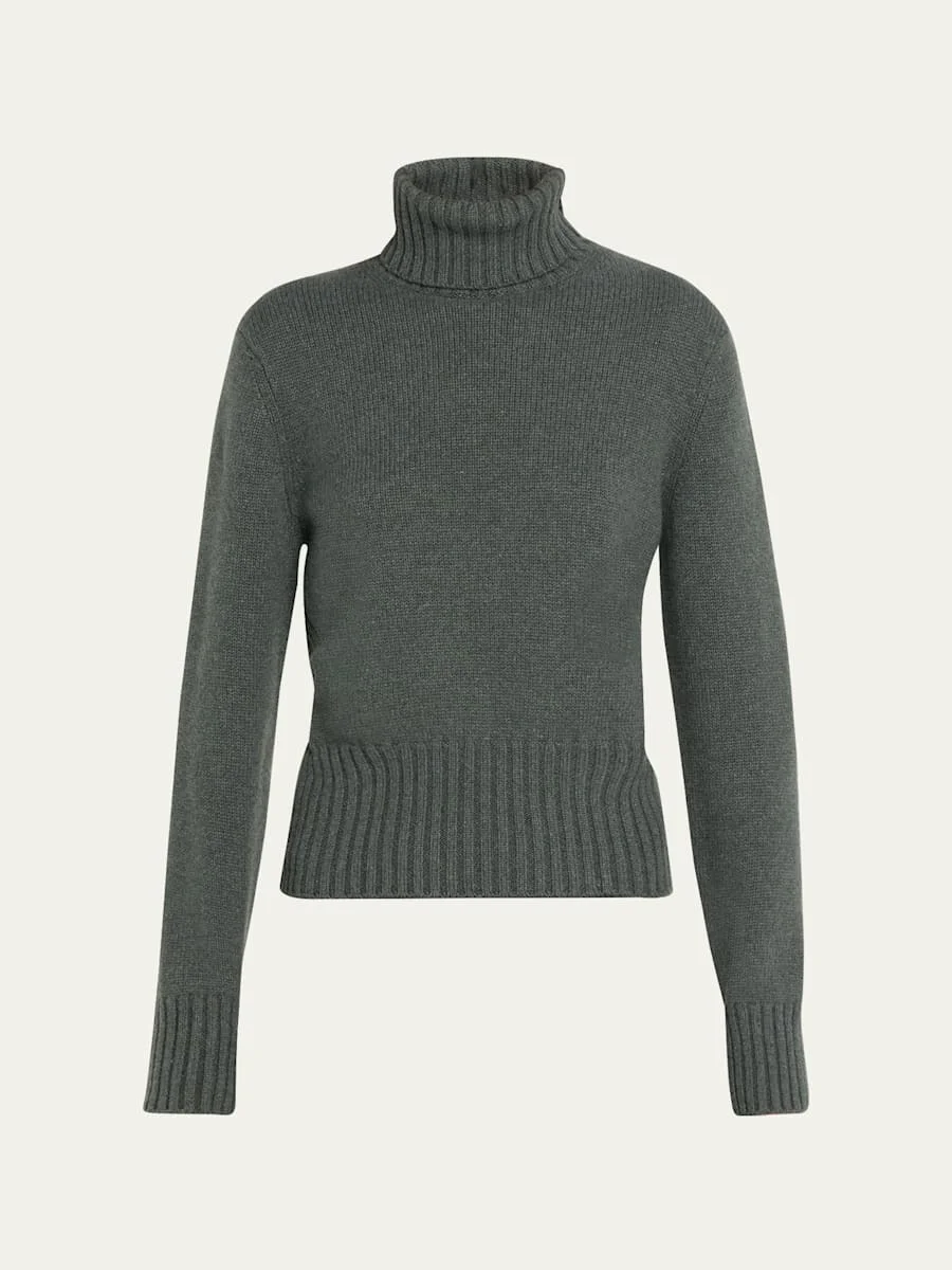 Parksville Turtleneck Cashmere Sweater - 1