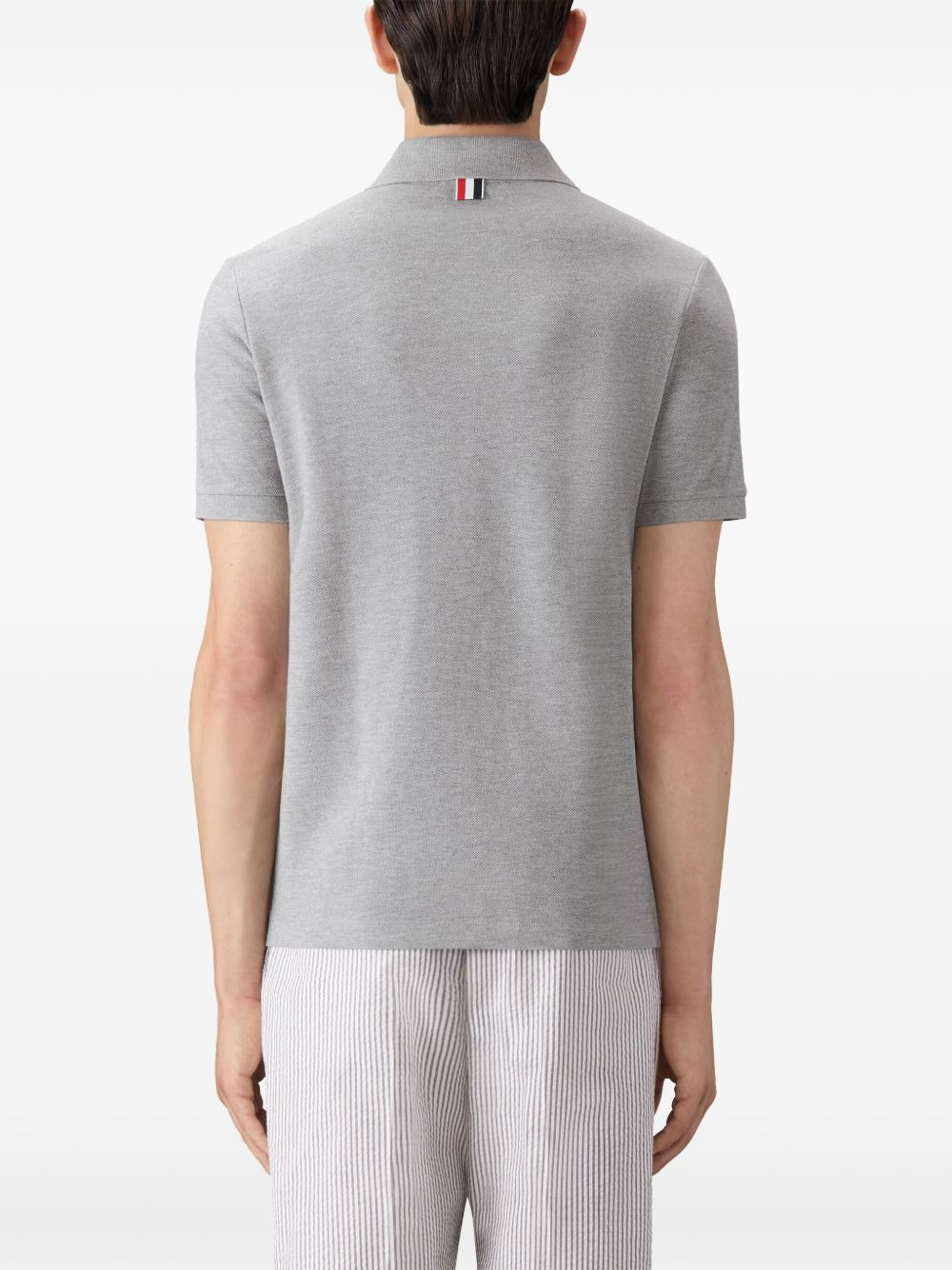 4-Bar cotton polo shirt - 5