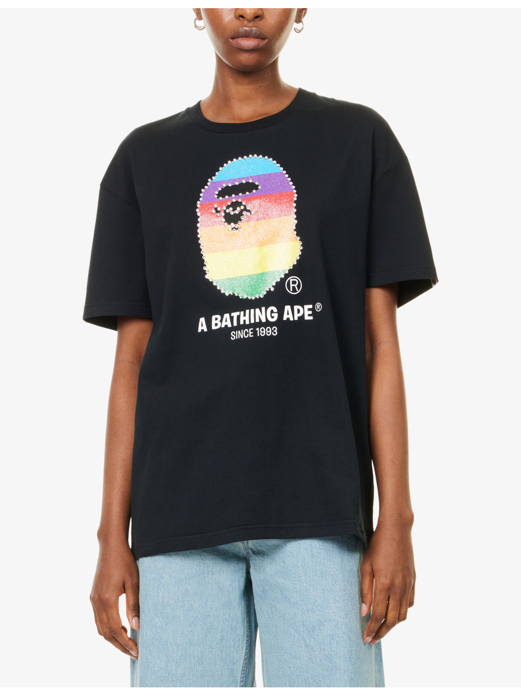 Crystal Brand-Print Cotton-Jersey T-Shirt - 3