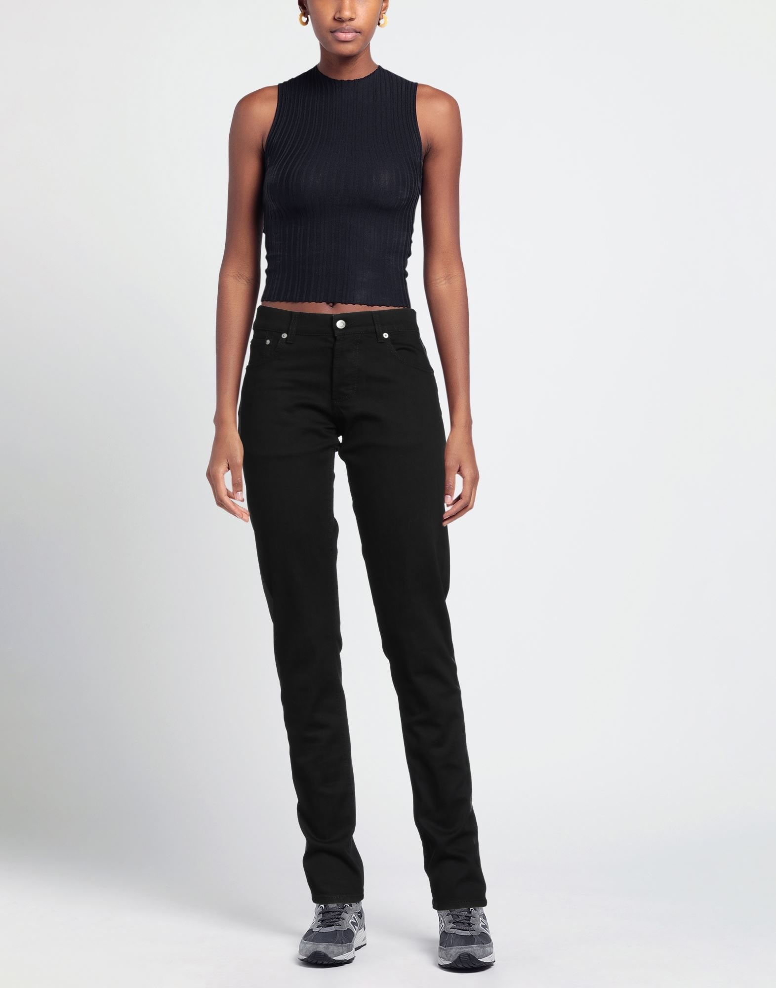 Black Women's Denim Pants - 2