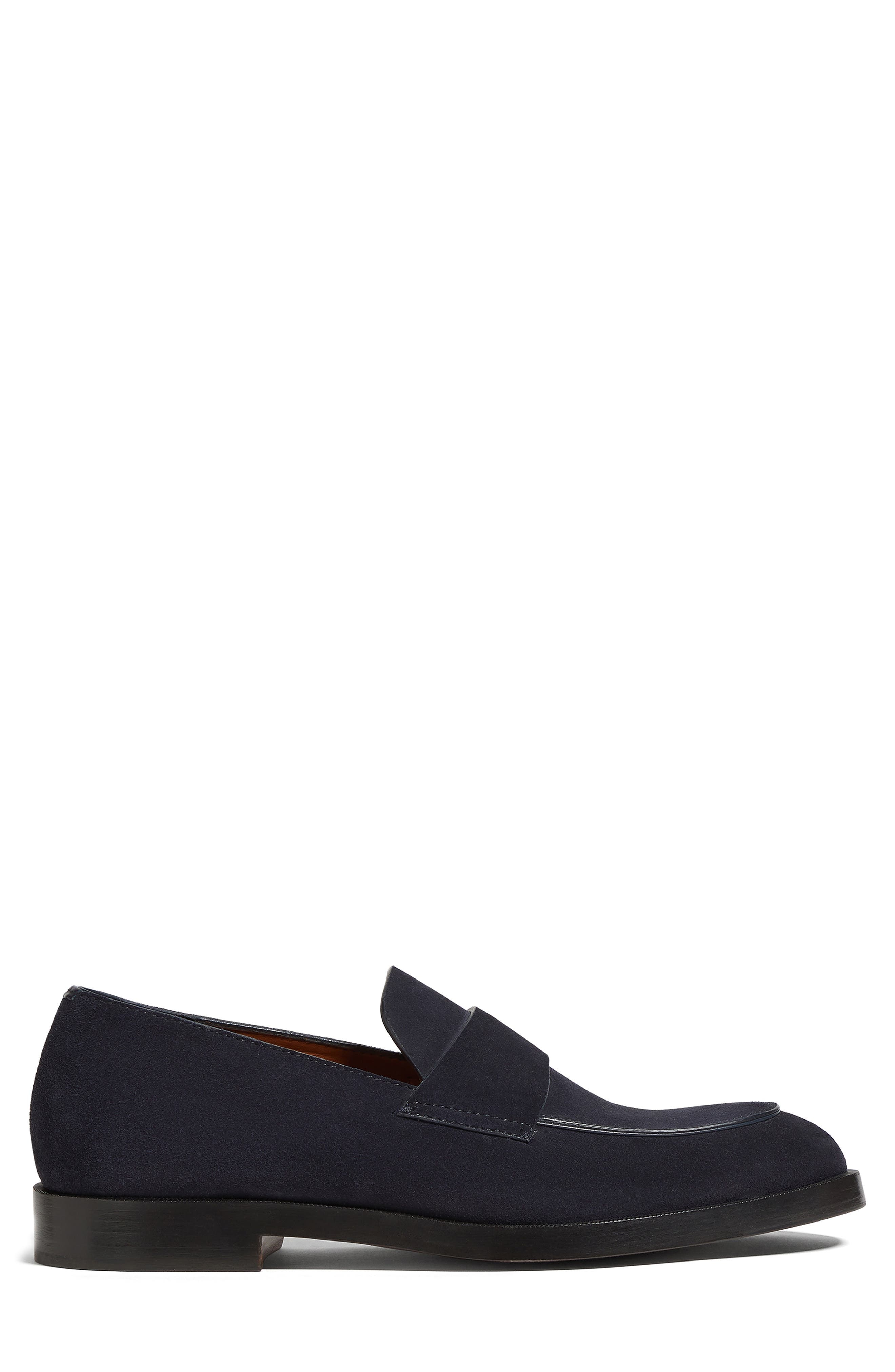 ZEGNA Torino Suede Loafer in Navy at Nordstrom - 2