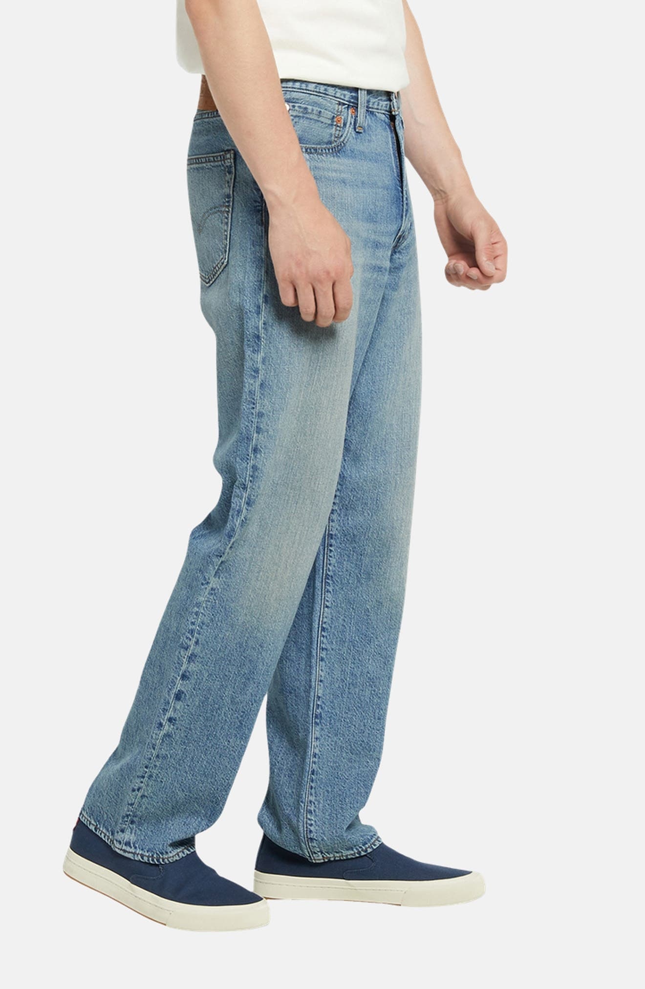 levi's 568™ Loose Straight Leg Cotton & Linen Jeans in At The Laundromat Ltwt at Nordstrom - 3