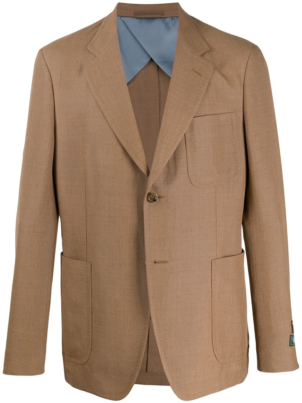 single-breasted plain blazer - 1