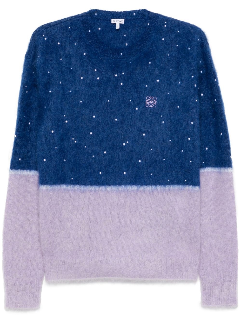 brushed-effect sweater - 1