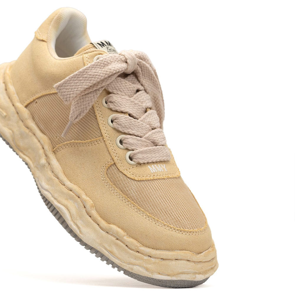 Maison MIHARA YASUHIRO | WAYNE OG Sole OD Canvas & Mesh Low-Top Sneaker 'White' - 9