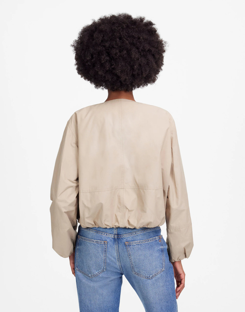 Madewell Bubble-Sleeve Bomber Jacket outlook