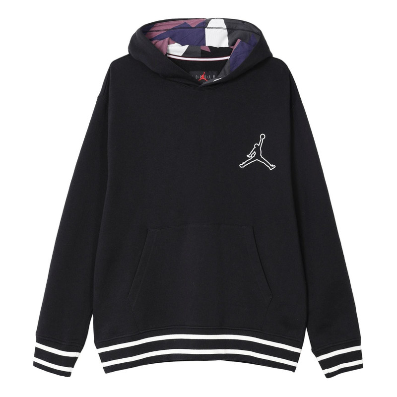 Jordan Air Jordan Flight MVP Fleece Pullover Hoodie 'Black' FD7403-010 outlook