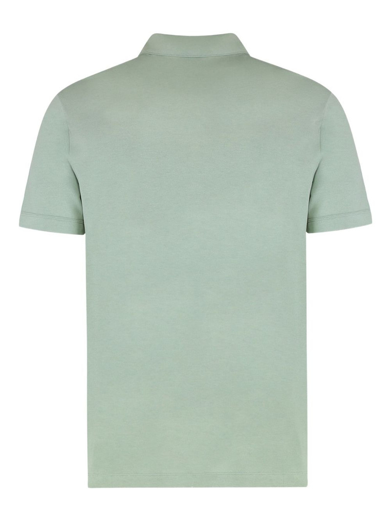 BOSS zip-neck polo shirt outlook