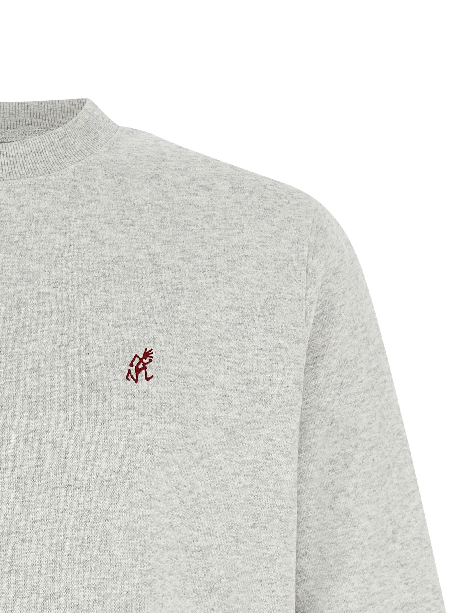 One Point Crew Sweatshirt Gray - 3