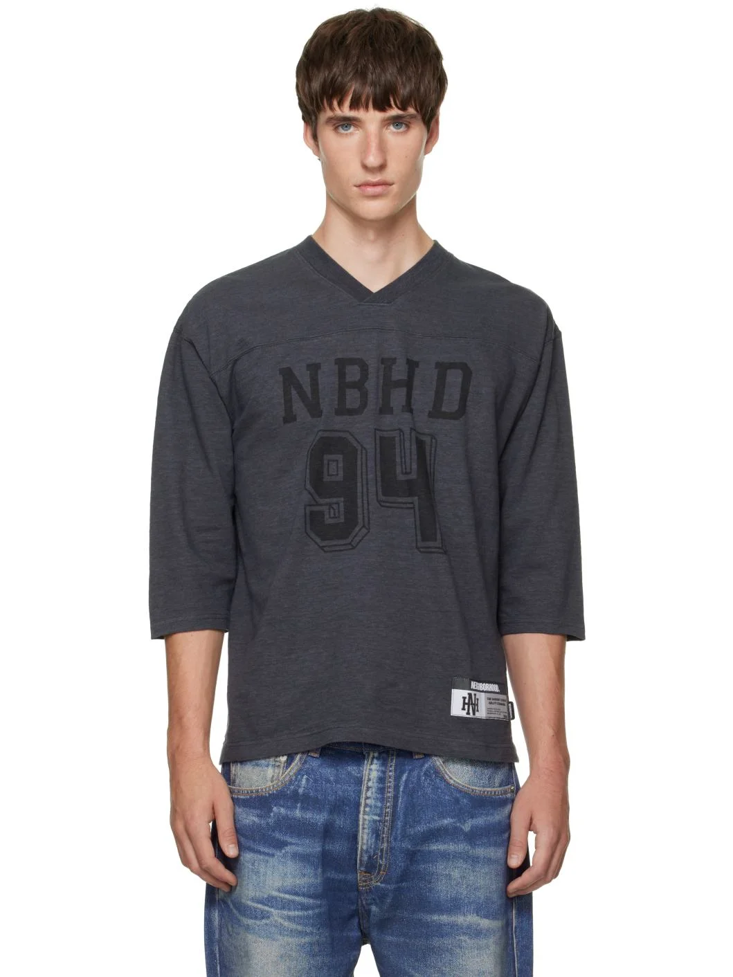 Gray Football T-shirt - 1