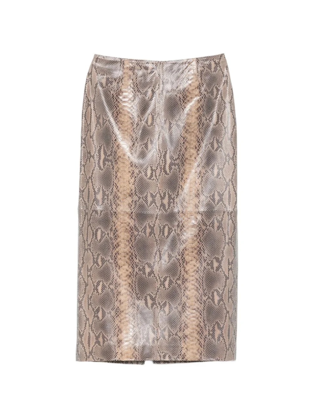 Chloe python-print midi skirt - 1