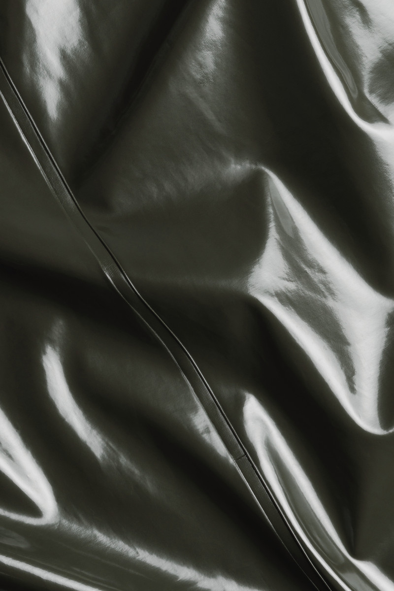 Mosebacke Long Opal Raincoat Green 10