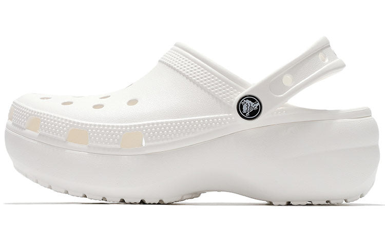 (WMNS) Crocs Classic Clog clouds Retro Beach Shoe White 206750-100 - 2