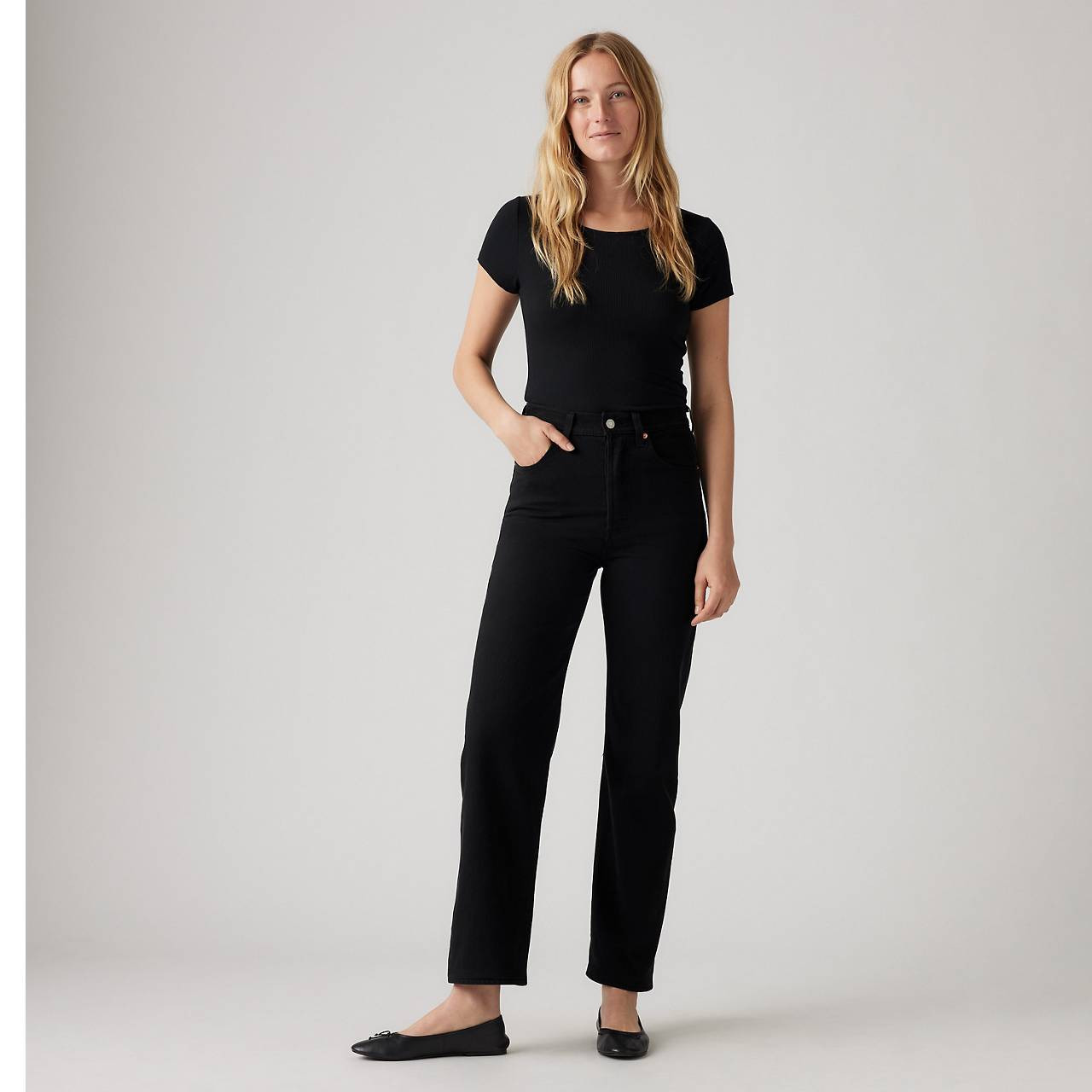 RIBCAGE STRAIGHT ANKLE WOMEN'S JEANS - 2
